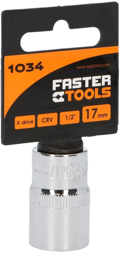 Faster_Tools Varžtų galvutė Faster Tools 1/2″ 17 mm 1034