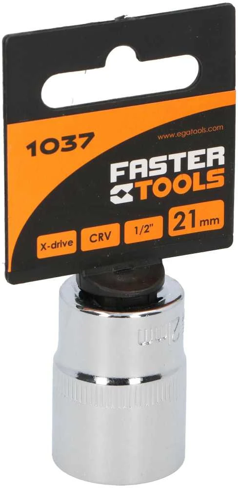 Faster_Tools Varžtų galvutė Faster Tools 1/2″ 21 mm 1037