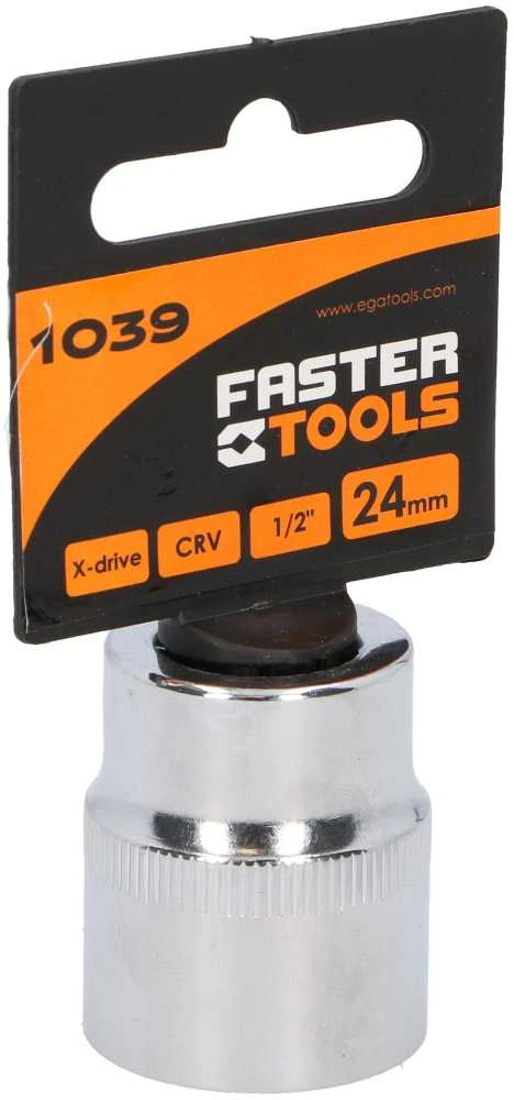 Faster_Tools Varžtų galvutė Faster Tools 1/2″ 24 mm 1039