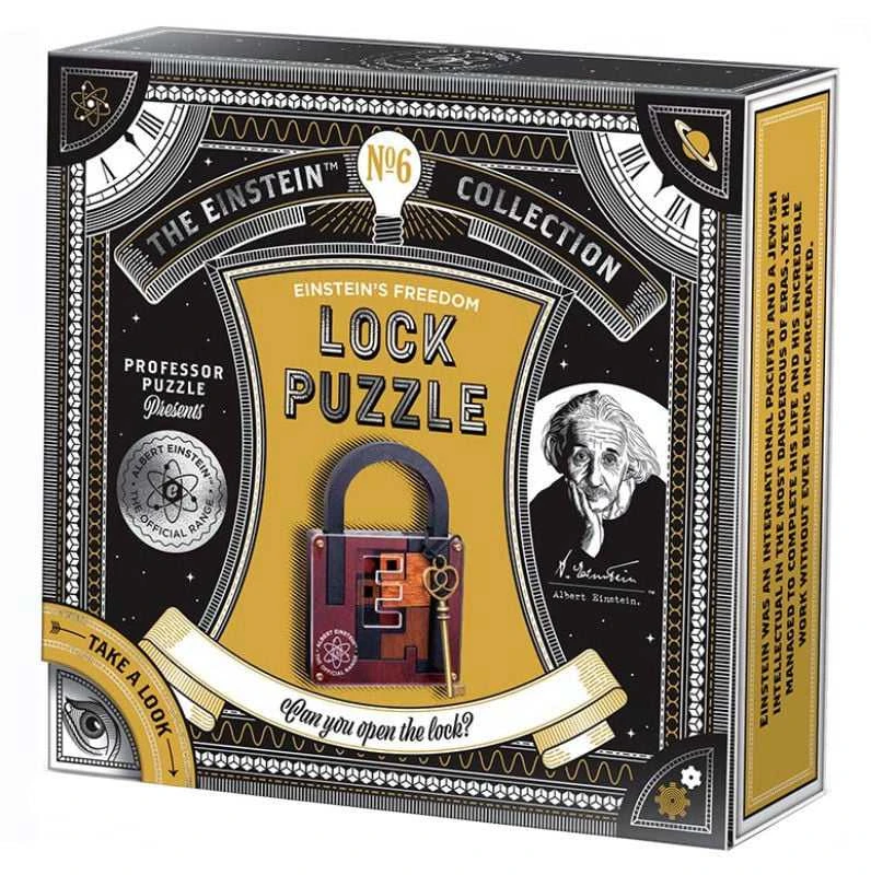 Brain_Games Stalo žaidimas Brain Games Einstein's Freedom Lock Puzzle