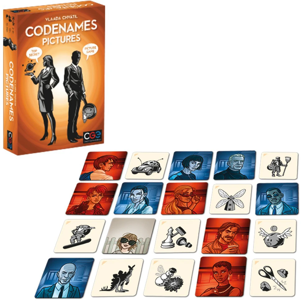 BRAIN GAMES kortų žaidimas Codenames pictures