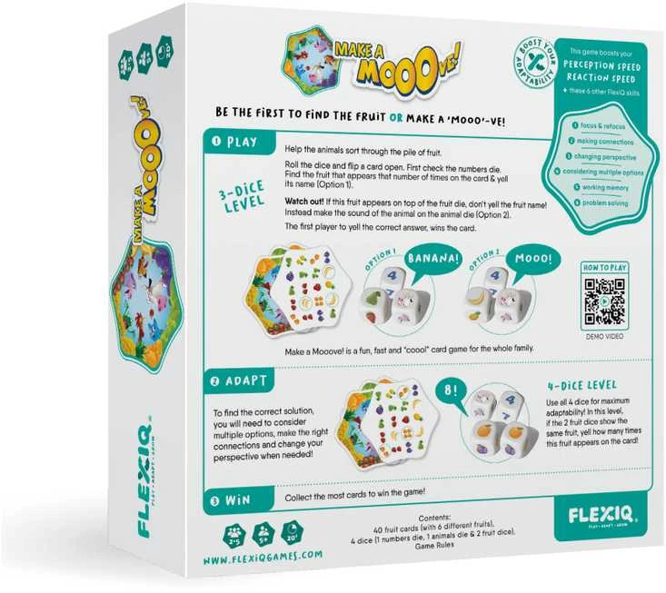 FLEXIQ Stalo žaidimas „Make A Mooove“