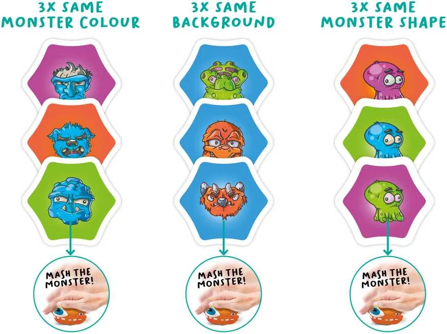 FLEXIQ Stalo žaidimas „Monster Mash“