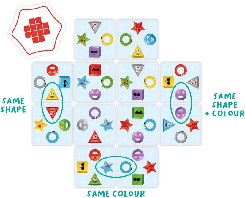 Stalo žaidimas Flexiq Pattern Party! FXG002, EN