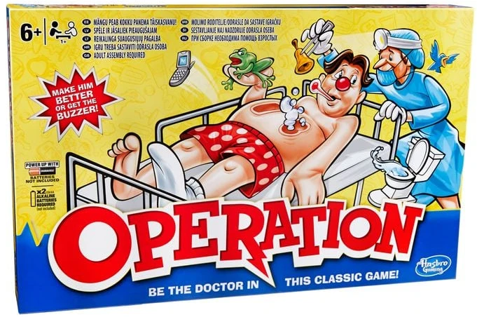 Hasbro_Gamin HASBRO GAMING OPERATION Stalo žaidimas