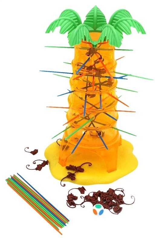 Mattel stalo žaidimas Beždžionėlės akrobatės Tumblin' Monkeys 52563
