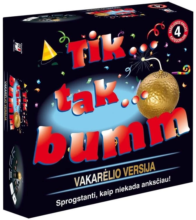PIATNIK Tik Tak Bomb Vakarėlis (Lietuvių kalba)