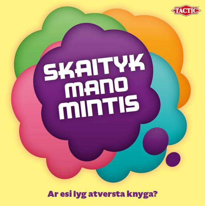 Žaidimas TACTIC „Skaityk mano mintis“
