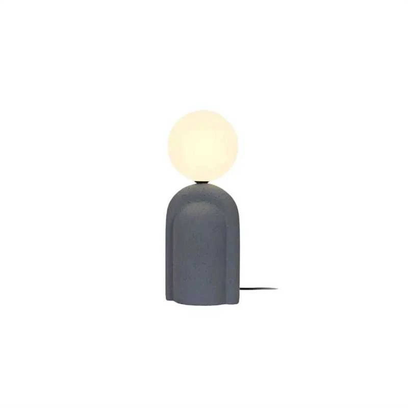 Stalinė lempa „Domoletti Menorca“ stiklinė, G9, D12CM, pilka
