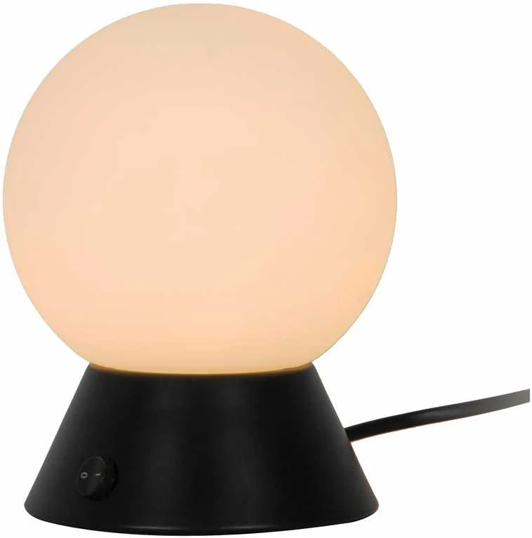 Lampa stołowa Domoletti TABLE LIGHT RUTH E14 D12CM Juodas/Baltas