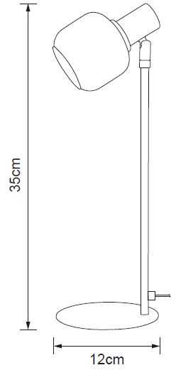 Stalinis šviestuvas Domoletti Shadow R5021009A-1T, E14, 25W