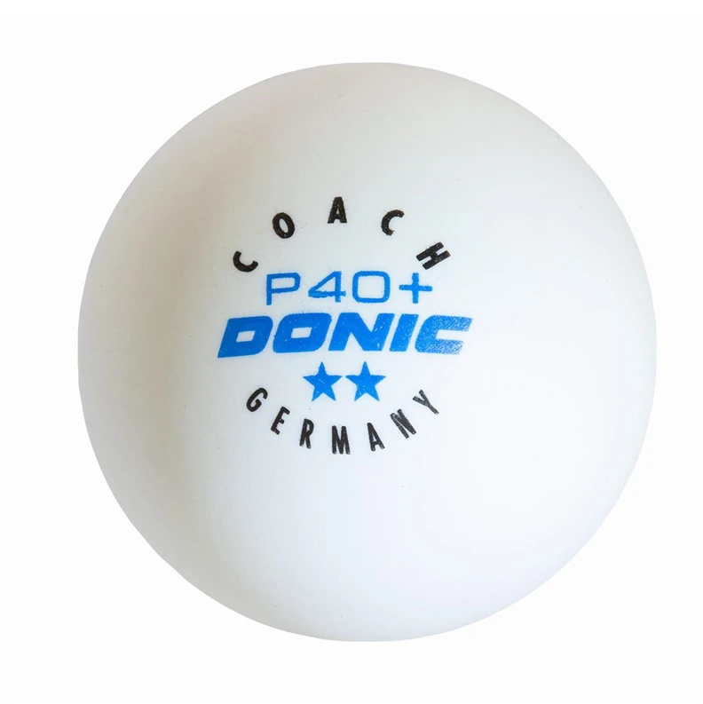 Stalo teniso kamuoliukas Donic Coach, 40 mm, 6 vnt.