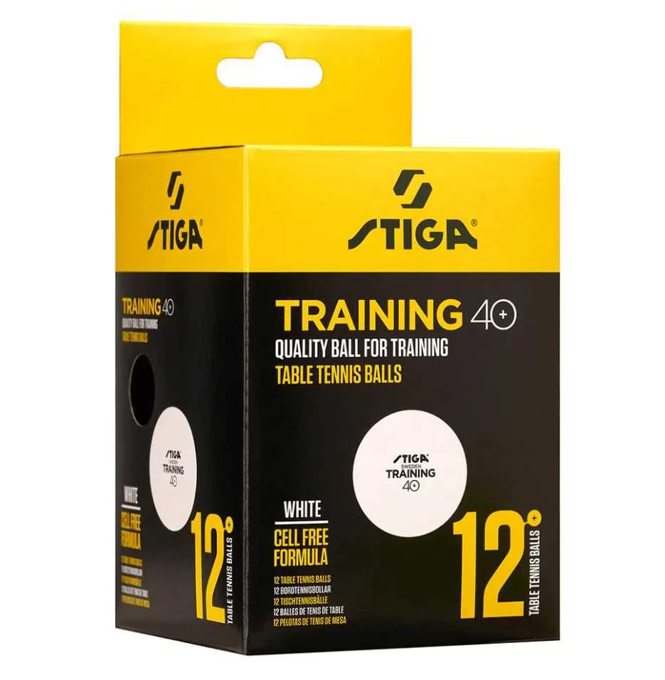 Stalo teniso kamuoliukas Stiga 1110-2610-12, 40 mm, 12 vnt.