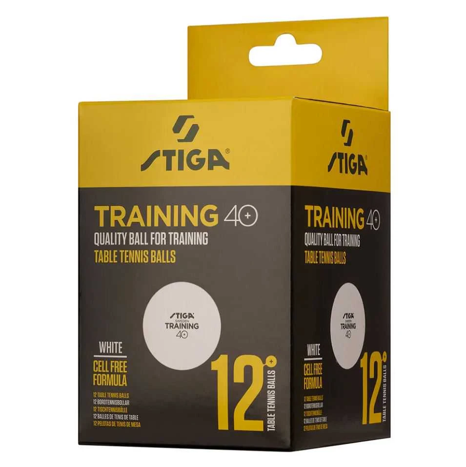Stalo teniso kamuoliukas Stiga 1110-2610-12, 40 mm, 12 vnt.