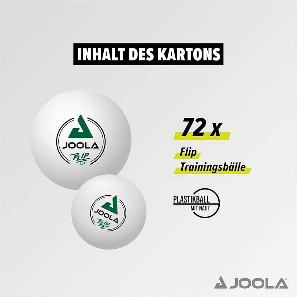 Joola Flip stalo teniso kamuoliukai 72 vnt.