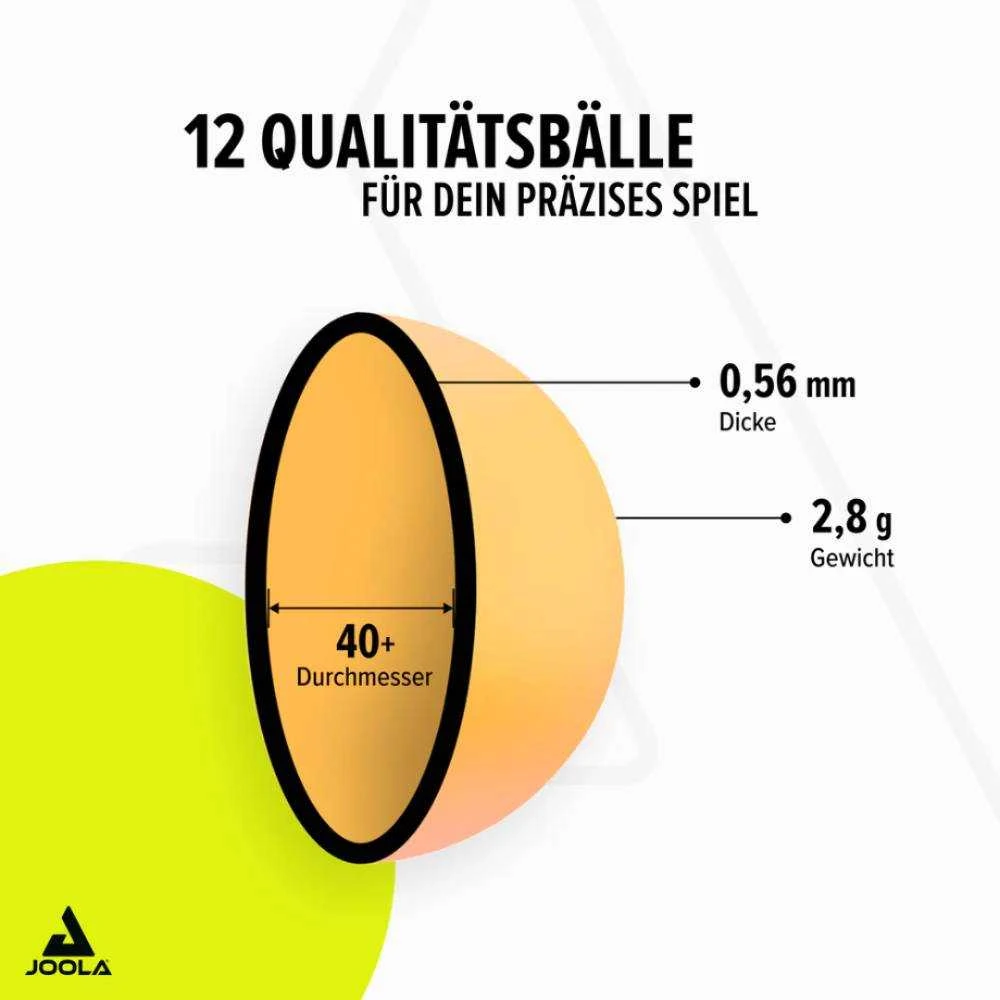 Stalo teniso kamuoliukai JOOLA Spinball, 12 vnt.