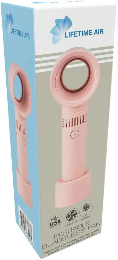 Stalinis ventiliatorius Lifetime Air Rožinė, 3 W