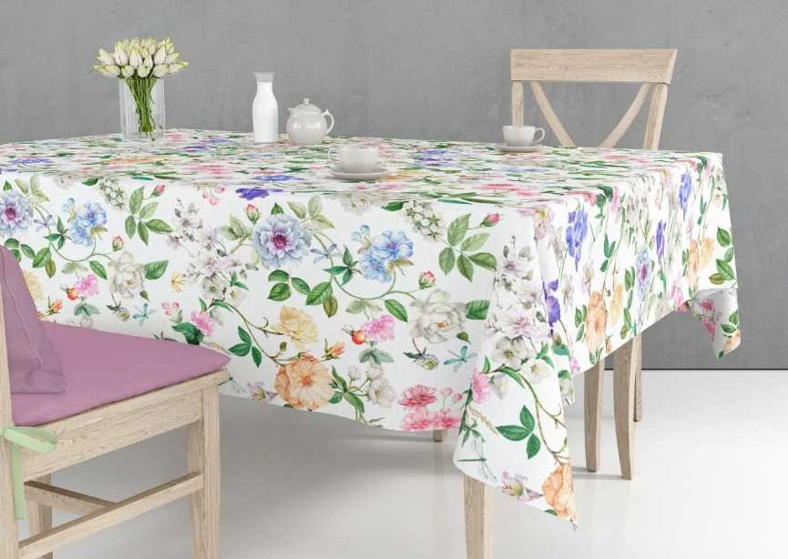 Domoletti TABLECLOTH DJT-1049 FLOWERS2 140X300CM