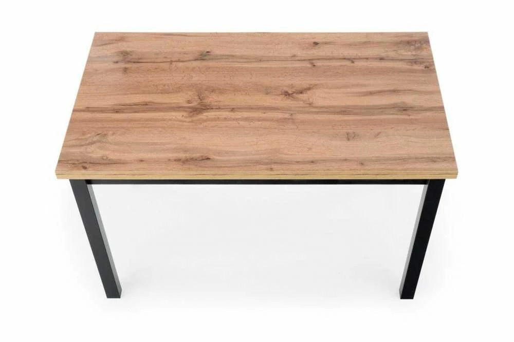 Nežinomas Stalas Cobalt, ąžuolo/juoda, 120 cm x 68 cm x 77 cm