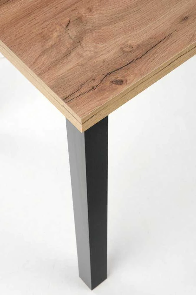 Nežinomas Stalas Cobalt, ąžuolo/juoda, 120 cm x 68 cm x 77 cm