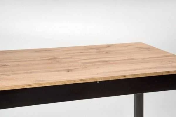 Nežinomas Stalas Cobalt, ąžuolo/juoda, 120 cm x 68 cm x 77 cm