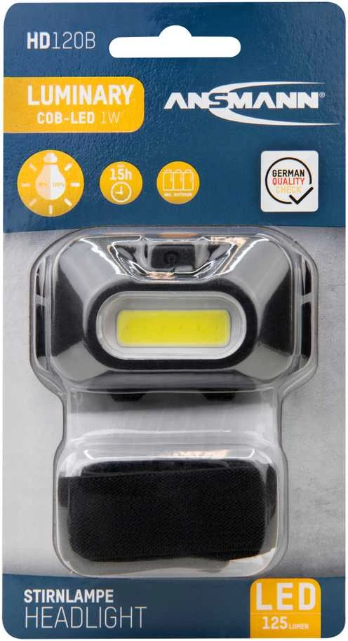 „Favor LED Ansmann HD120B“ 125 lm 3xAAA