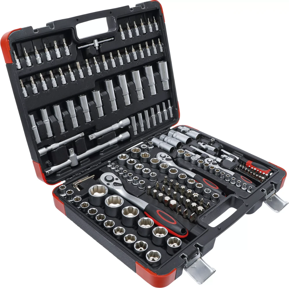 Grąžtas Galvutės rinkinys BGS Technic-1/4" - 3/8" - 1/2" jungtis - 172 vnt.