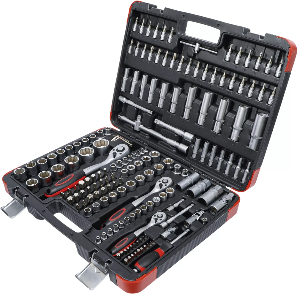Grąžtas Galvutės rinkinys BGS Technic-1/4" - 3/8" - 1/2" jungtis - 172 vnt.
