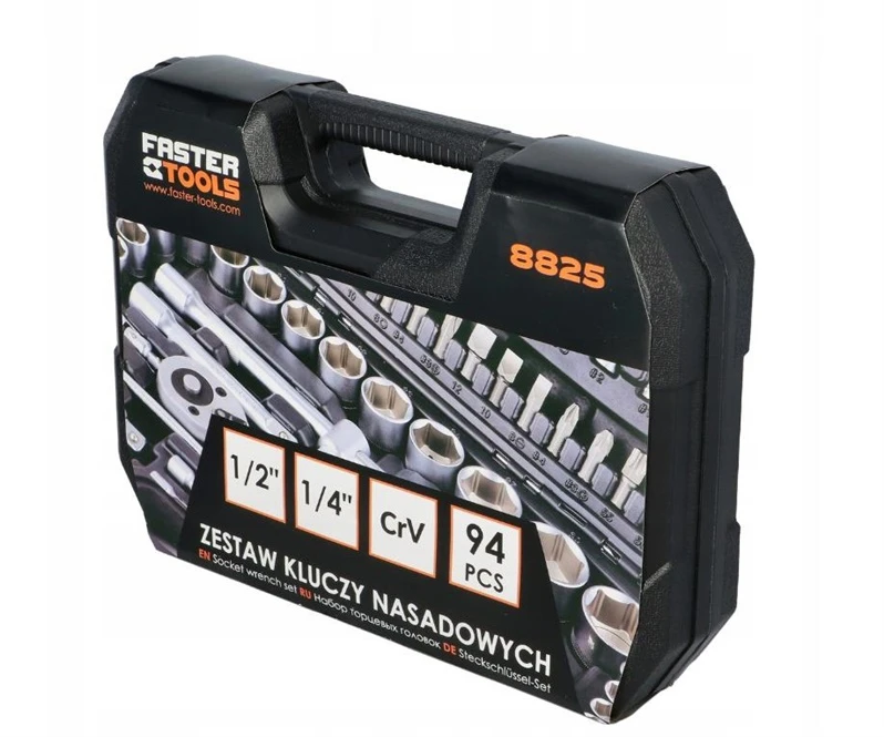 Grąžtas Faster_Tools Galvučių komplektas Faster Tools FT313-05, 94 vnt.