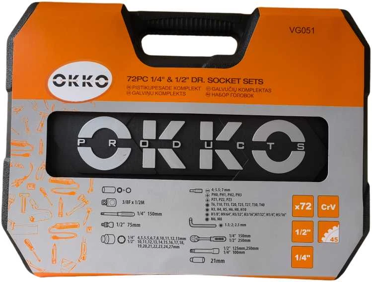 Grąžtas Okko „Memorysolution“ LIZDŲ RINKINYS VG051 ¼ IR ½ 72 VNT. CRV