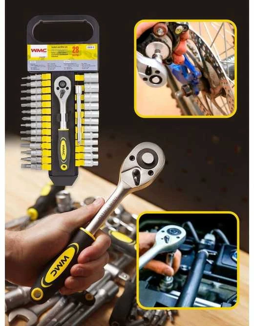 Grąžtas Wmc_Tools Rinkinys NARZĘDZI 28el. /WMC