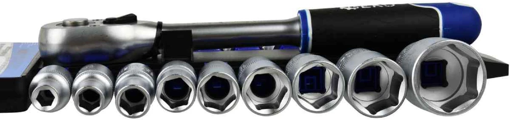 Galvu atslēgu komplekts Geko 1/2" 19 vnt. 8-32mm