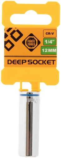 Grąžtas Forte_Tools Ilgoji varžtų galvutė Forte Tools, 12 mm, 1/4"