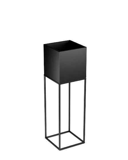 Garden Center Jūsų palėpės dizaino vazonas LORIENT M Juodas 19X19X67