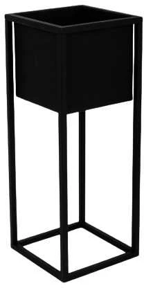 Garden Center Tajemniczy ogród FLOWER POT COVER NANTES S Juodas 23X23X60