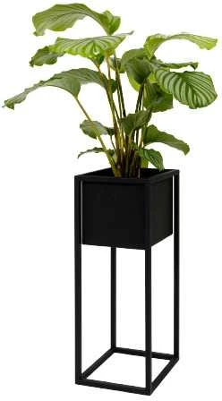 Garden Center Tajemniczy ogród FLOWER POT COVER NANTES S Juodas 23X23X60