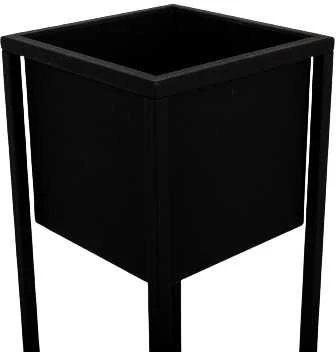Garden Center Tajemniczy ogród FLOWER POT COVER NANTES S Juodas 23X23X60