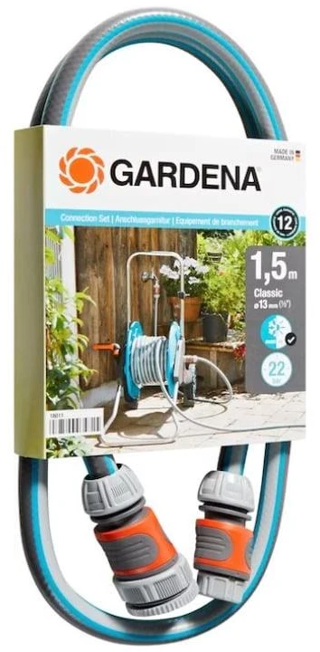 „Classic“ sujungimo rinkinys, 13 mm (1/2 col.), 1,5 m Gardena 18011-20, 967690501