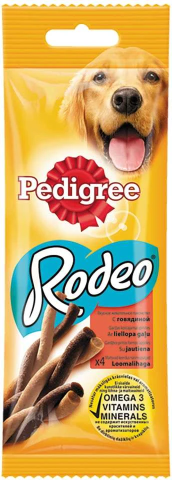 Skanėstai šunims Pedigree Rodeo, 70 gr