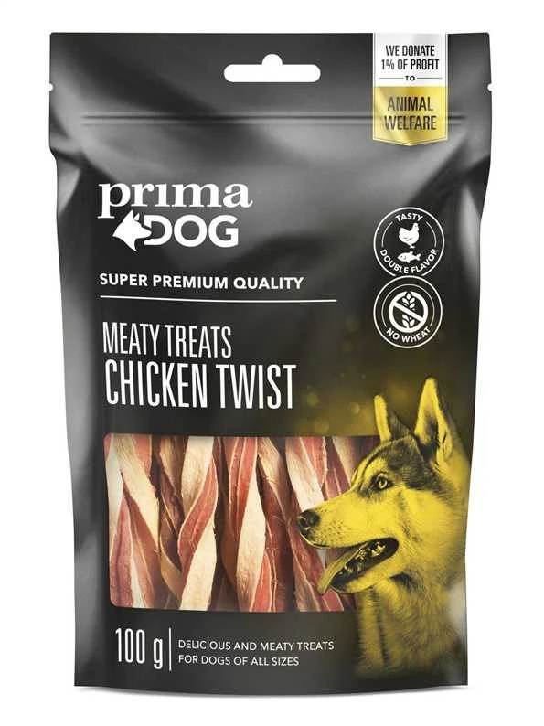 Skanėstas šunims Prima Chicken Twist 35-815, 0.1kg