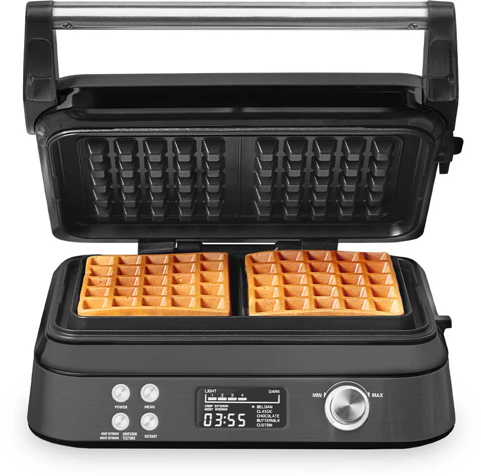 Vaflinė Gastroback Gastroback Advanced Control Juodas Edition 2 gof. 1600 W Nerūdijantis plienas