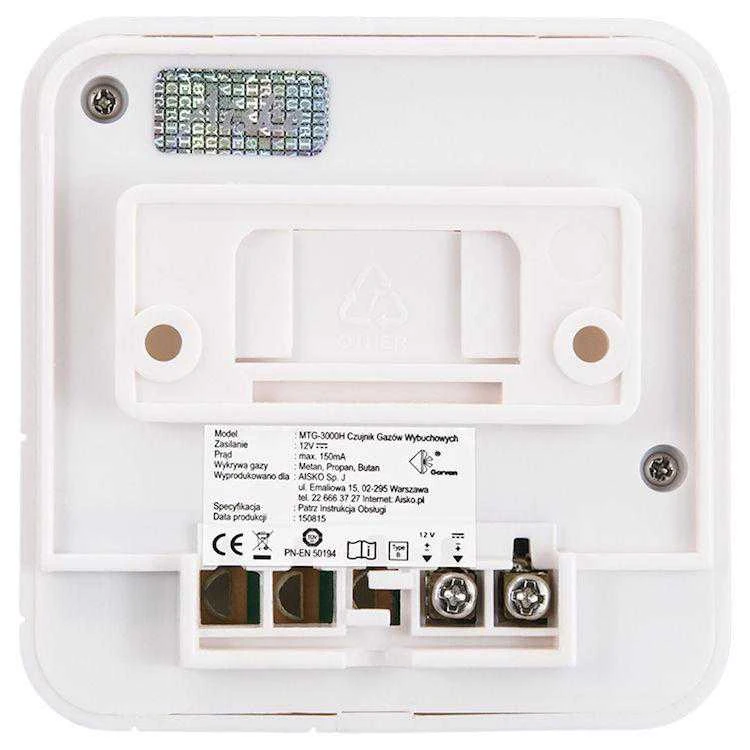 Gāzes sensors Aisko MTG-3000H, 85 dB