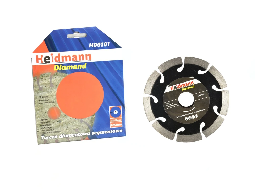 Geko Diskas deimantinis Heidmann BSG 125x22mm betonui
