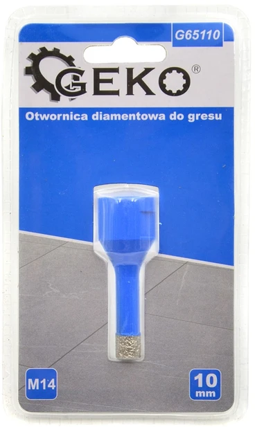 Geko Krono grąžtas plytelėms M14 10 mm