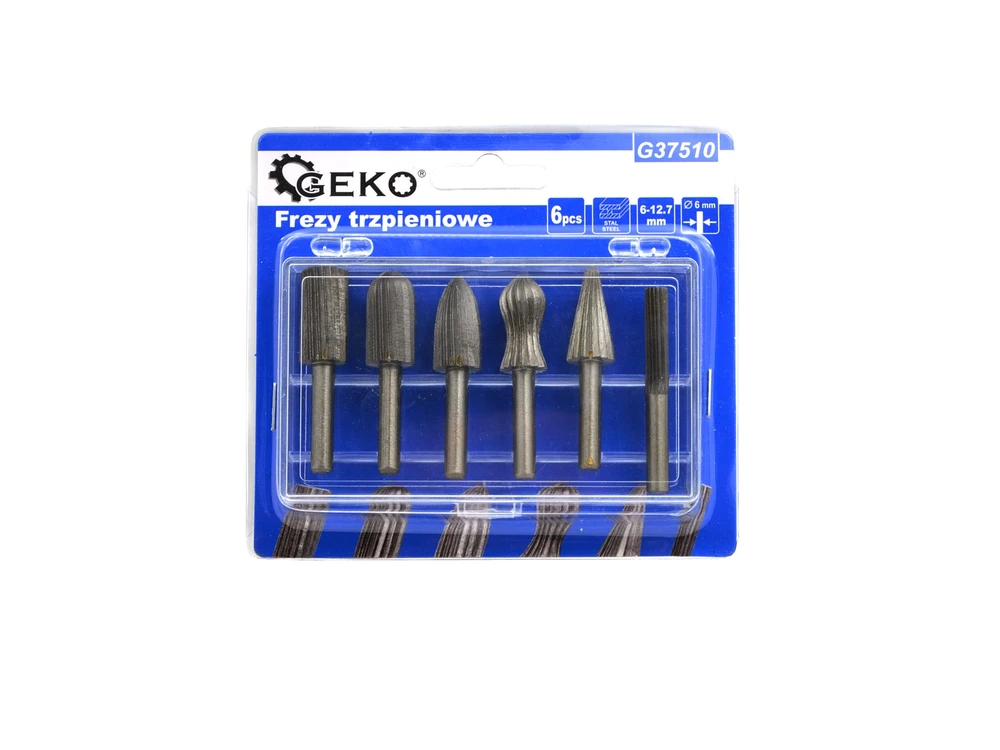 Geko Metalo freza 6-12.7mm kotas 6mm