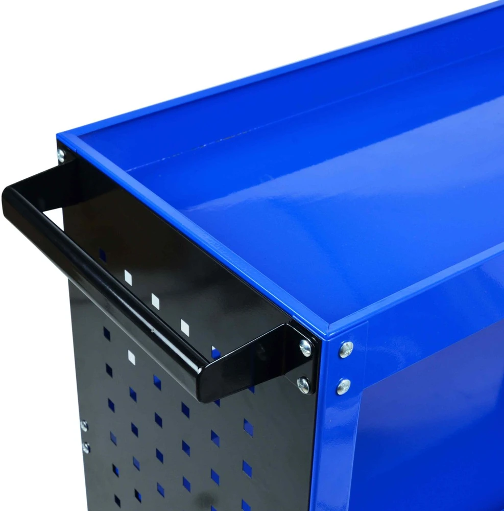 Geko Instrumentų vežimėlis su 3 lentynomis, 775x345x760mm