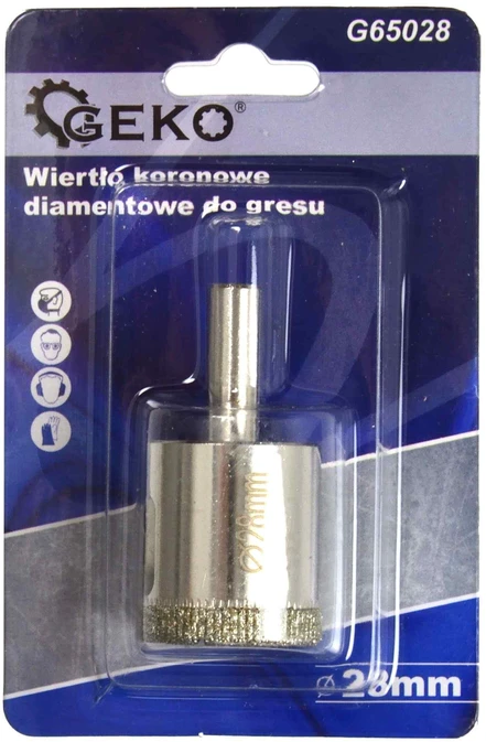 Geko Karūninis grąžtas plytelėms 28mm