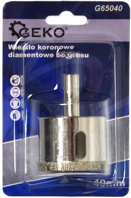 Geko Karūninis grąžtas plytelėms 40mm