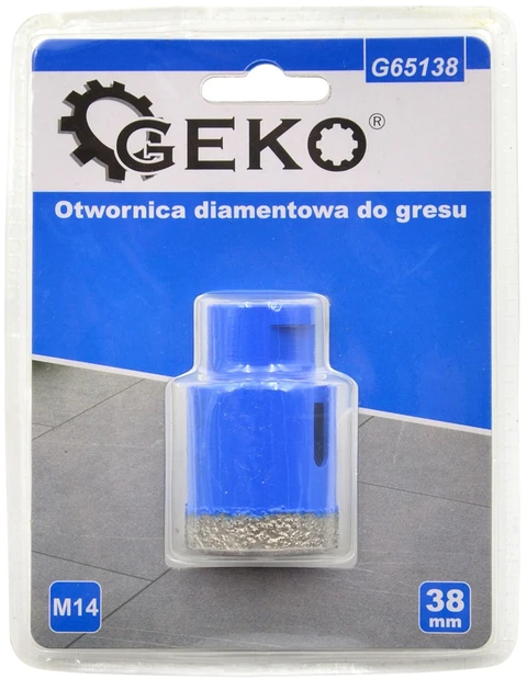 Geko Karūninis grąžtas plytelėms M14 38mm