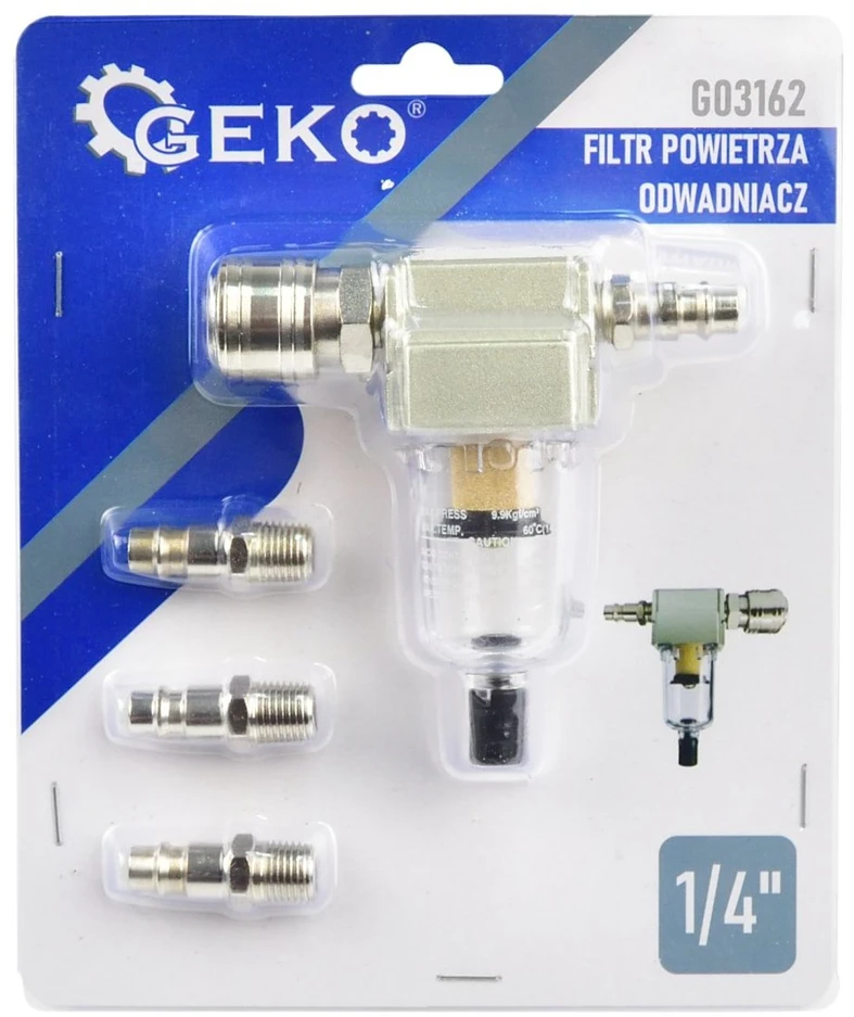Geko Oro filtras 1/4" iki 10 bar